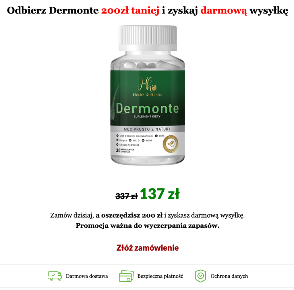 Dermonte - cena i gdzie kupić? Amazon, Apteka, Allegro, Ceneo
